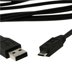 Kábel USB A Male/ Micro B Male, 0.5m, USB 2.0, čierny