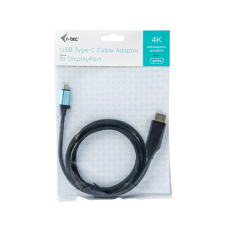 i-tec USB-C DisplayPort Cable Adapter 4K / 60 Hz 200cm 