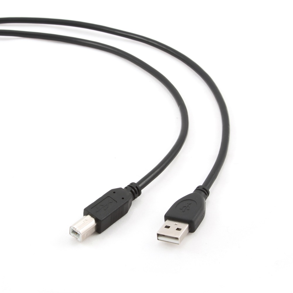 USB kábel typu AB, dĺžka 1, 8m HQ čierny