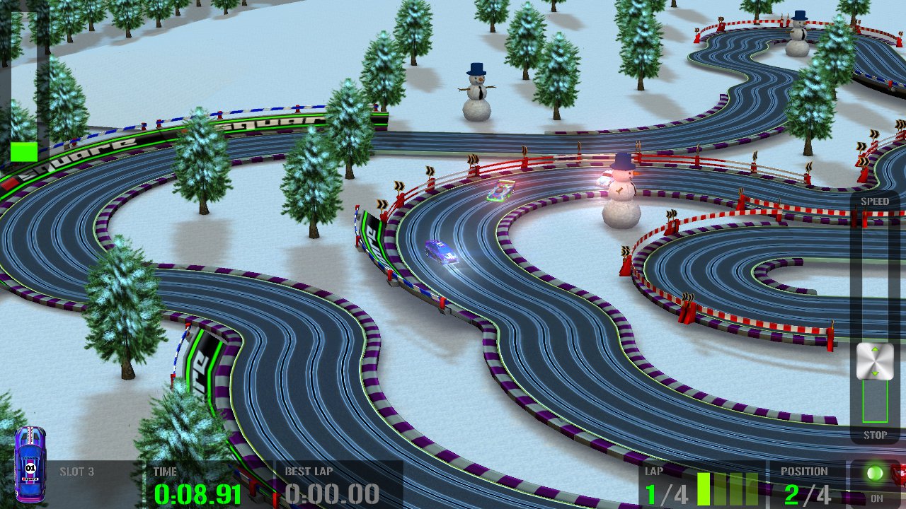 ESD HTR+ Slot Car Simulation 