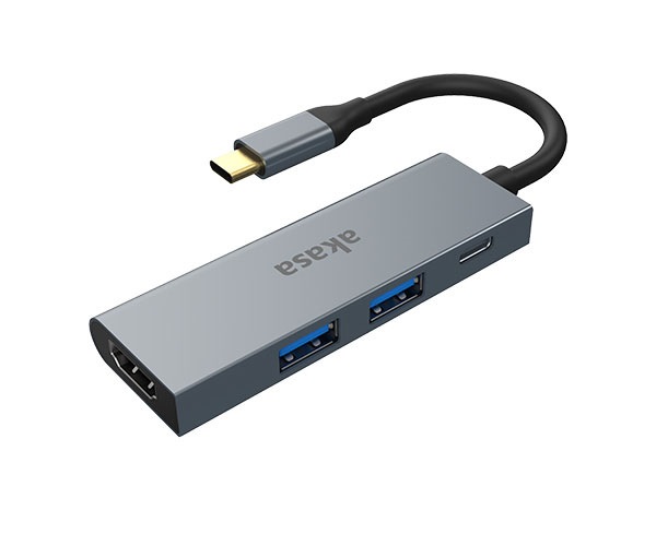 AKASA - externí USB hub - USB type-C s HDMI 