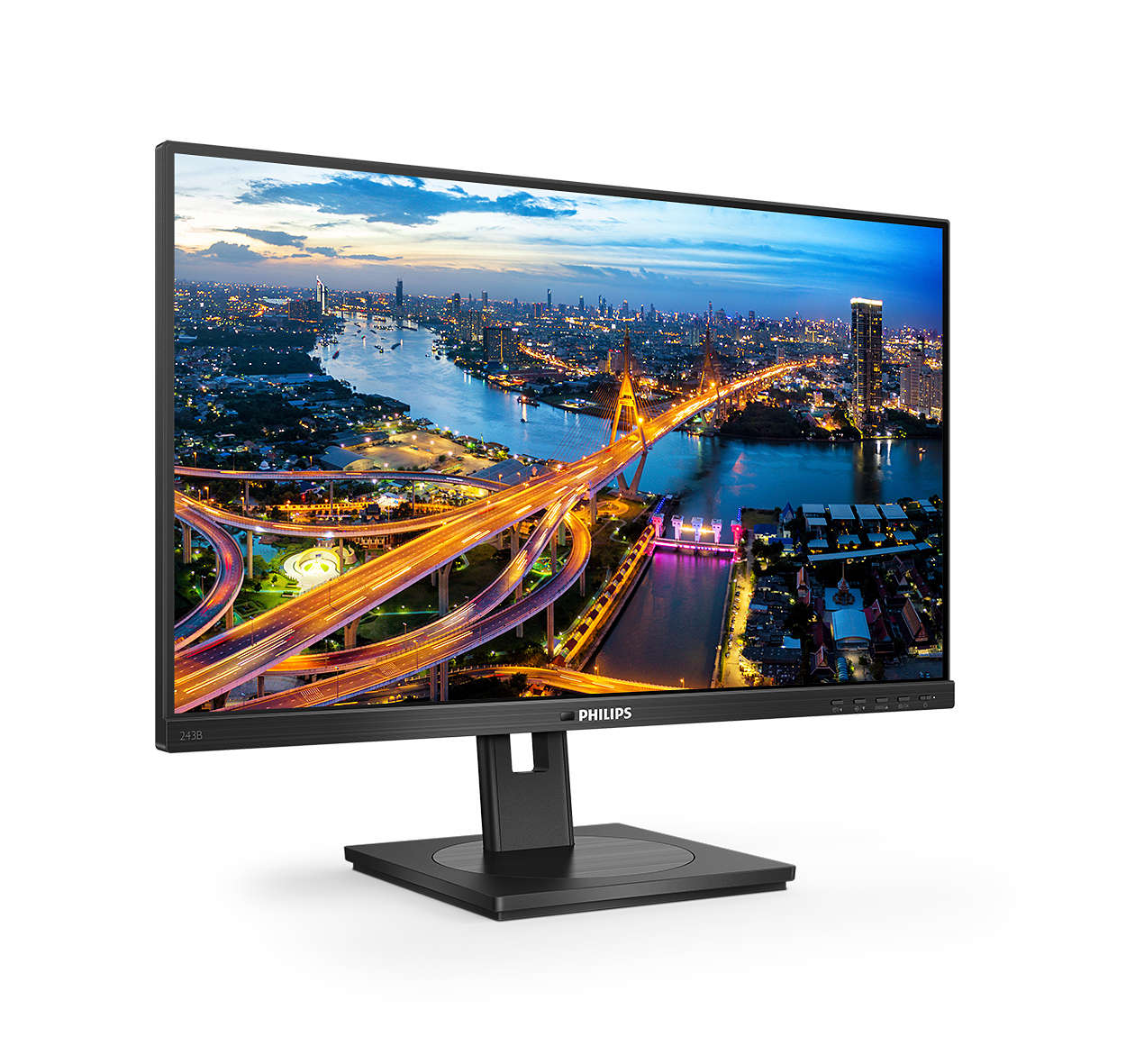 Philips/ 243B1/ 00/ 23, 8"/ IPS/ FHD/ 75Hz/ 4ms/ Black/ 3R 