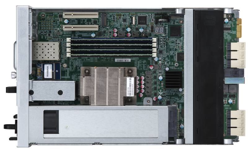 QNAP ES2486dc-2142IT-96G (8C/ Xeon D-2142IT/ 1, 9-3, 0GHz/ 96GBRAM/ 24xSAS/ 6xGbE/ 8xSFP+/ 4xUSB3.0/ 2xPCIe) 