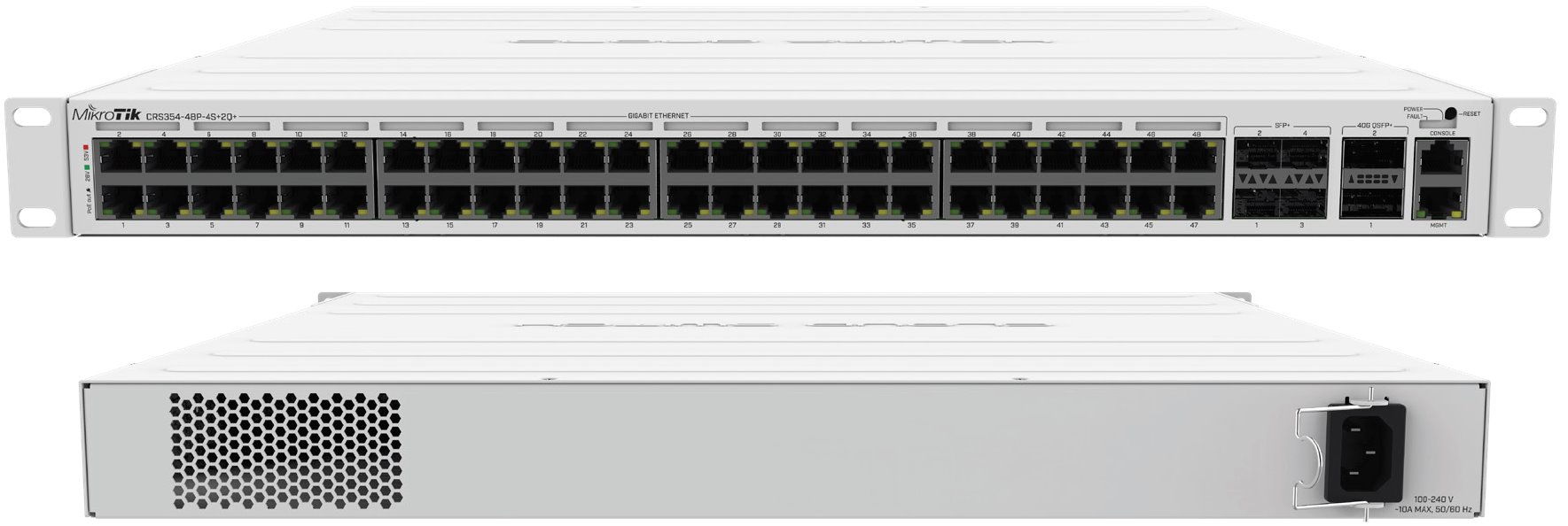 Mikrotik CRS354-48P-4S+2Q+RM Cloud Router Switch POE+