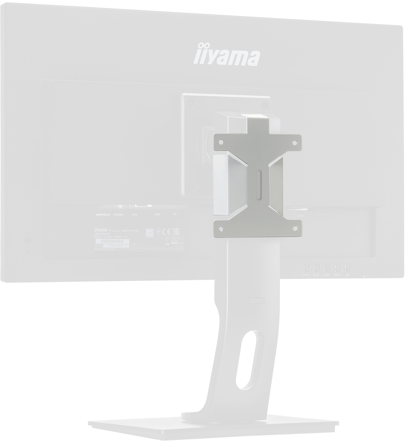 iiyama - VESA držiak na LCD s pivotom (XB2474HS & XUB2595WSU) čierny