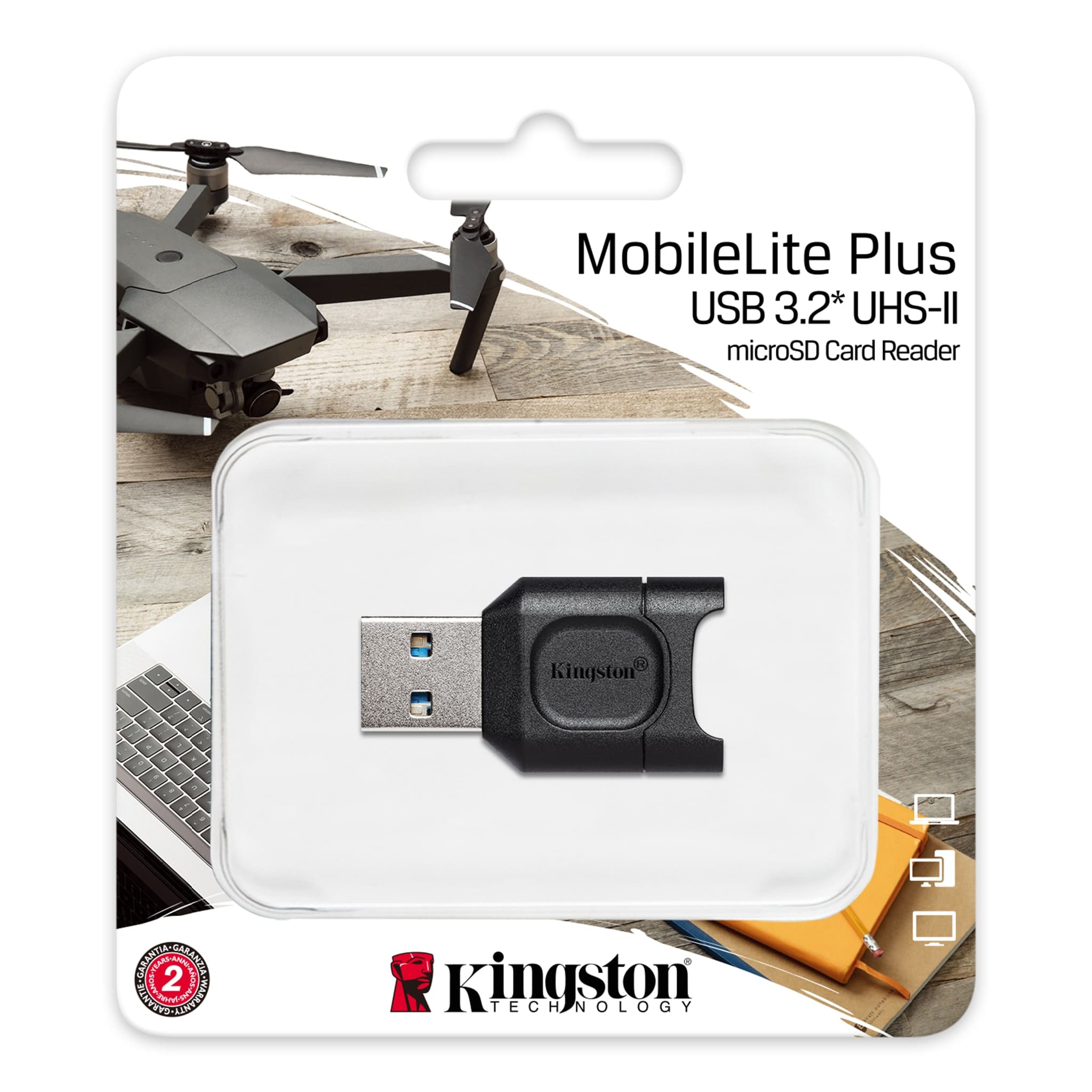 Kingston čítačka kariet MobileLite Plus USB 3.1 microSDHC/ SDXC UHS-II 