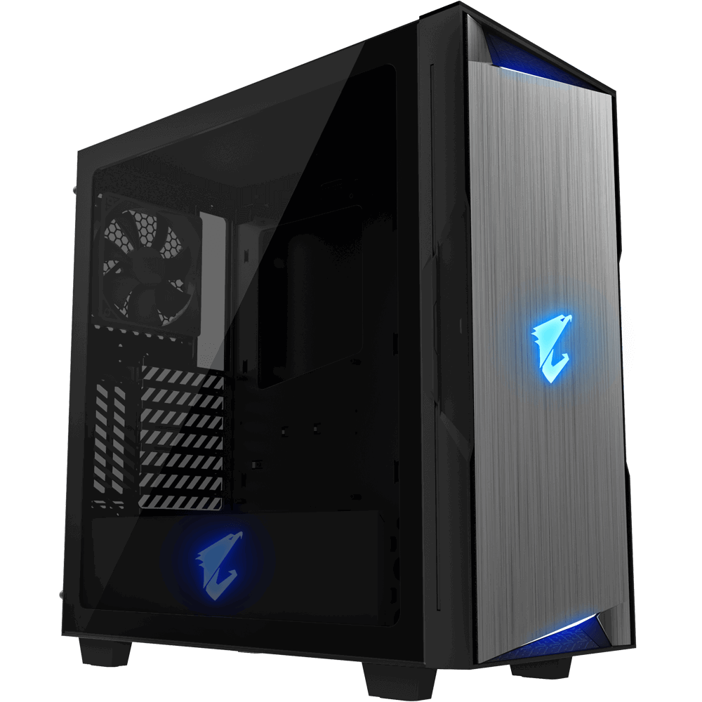 GIGABYTE AORUS Gaming AC300G/ Midi Tower/ Transpar./ Čierna