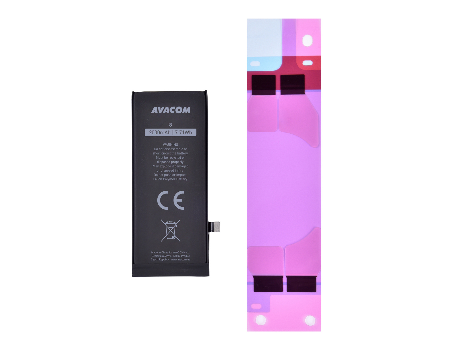 AVACOM batéria pre Apple iPhone 8 - vysokokapacitný, Li-Ion 3, 82 V 2030mAh (náhrada 616-00357)