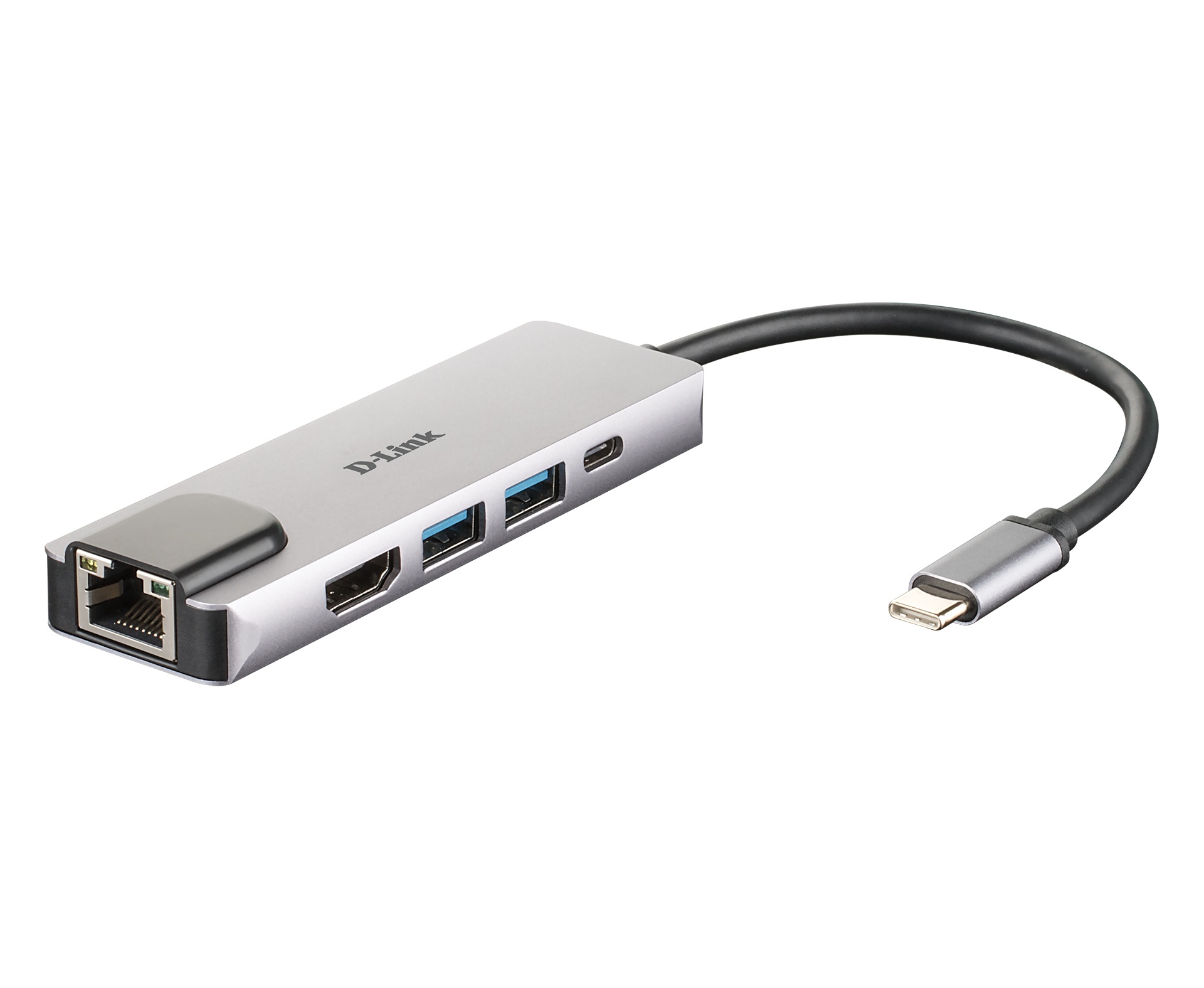D-Link 5-in-1 USB-C Hub with HDMI/ Ethernet a Power Delivery