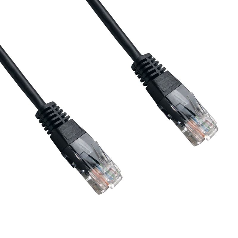 DATACOM patch cord UTP cat5e 3M čierny