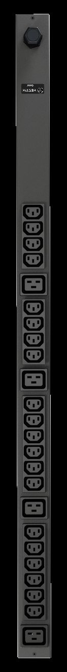 Vertiv Geist PDU 16A, 20xC13 + 4xC19, vidlica IEC309, 0U