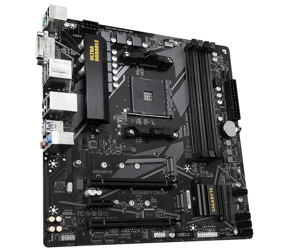 GIGABYTE B550M DS3H/ AM4/ mATX