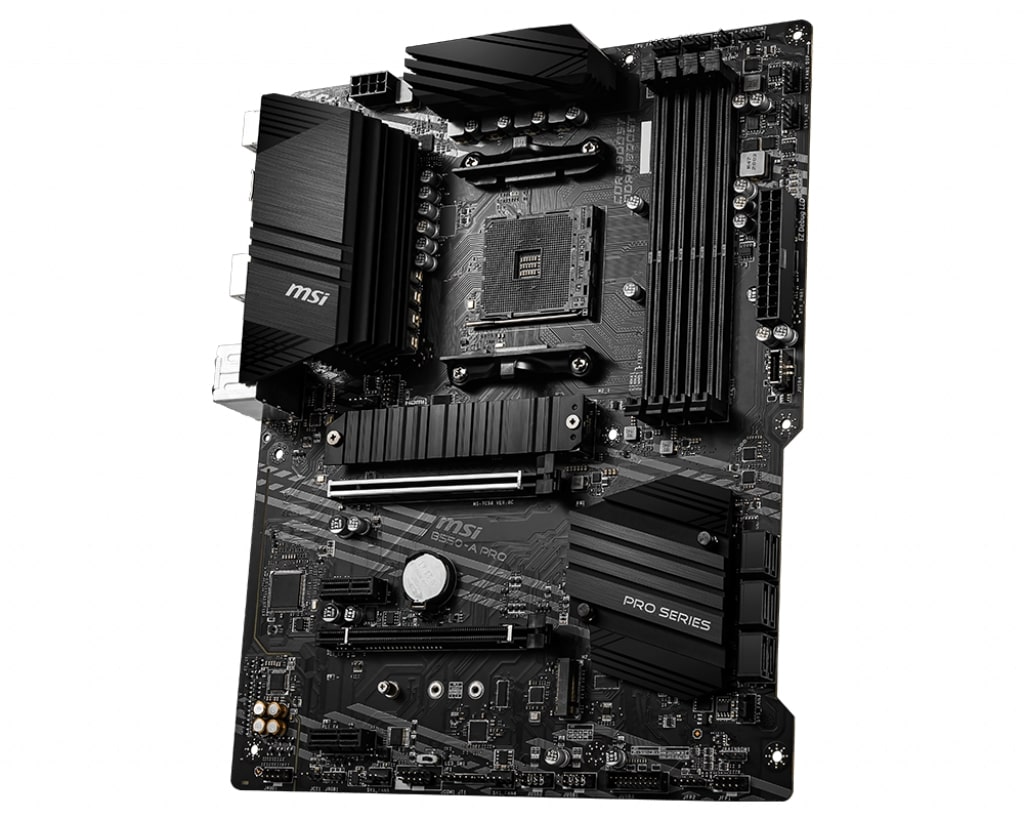 MSI MB Sc AM4 B550-A PRO,  AMD B550,  4xDDR4,  VGA,  ATX