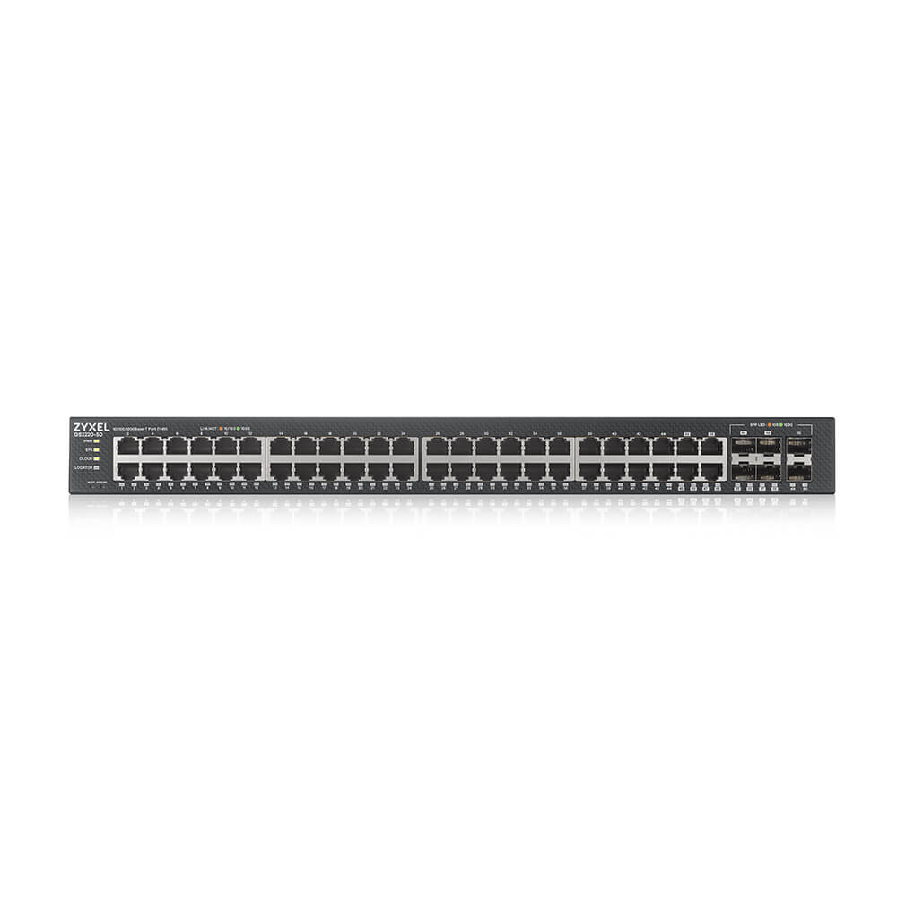 ZYXEL GS2220-50, 48-port GbE L2 Switch, 1 GbE Uplink 