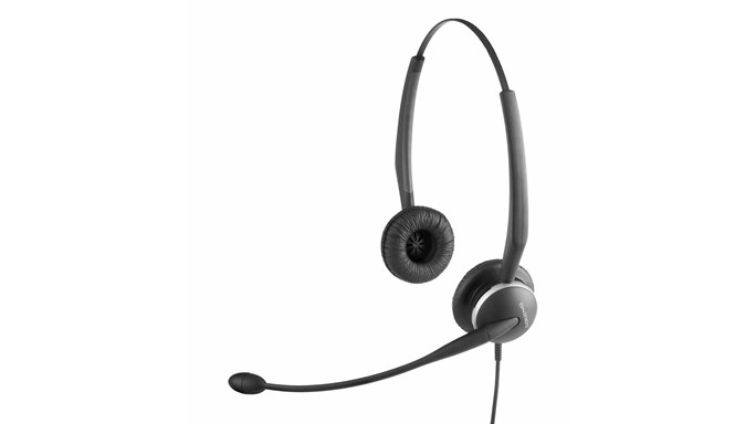 Jabra GN 2100/ Stereo/ QD/ Drôt/ Čierna