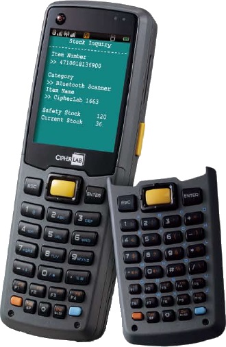 CPT-8600CMobilný terminál, Laser, 8MB, 29kl.