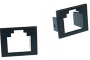 DATACOM Adaptér RJ45 na RJ12 (RJ11) biela 100ks