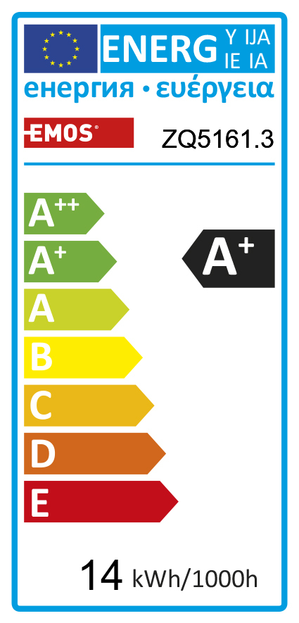 EMOS LED ŽIAROVKA CLASSIC A60 14W(100W) 1521lm E27 NW 3PC 