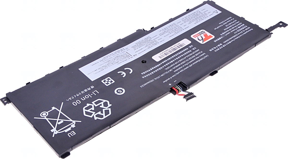 Batéria T6 Power Lenovo ThinkPad X1 Carbon 4th Gen, X1 Yoga, 3080mAh, 47Wh, 4cell, Li-Pol 