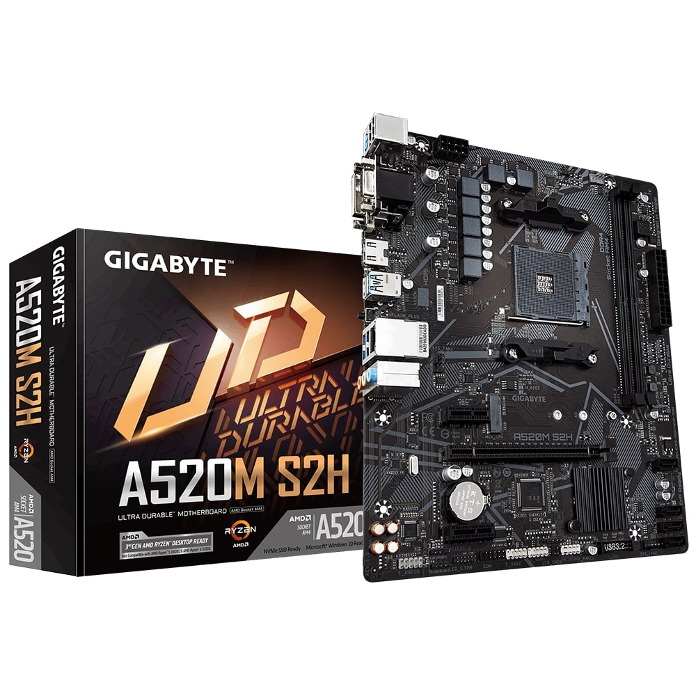 GIGABYTE A520M S2H/ AM4/ mATX 