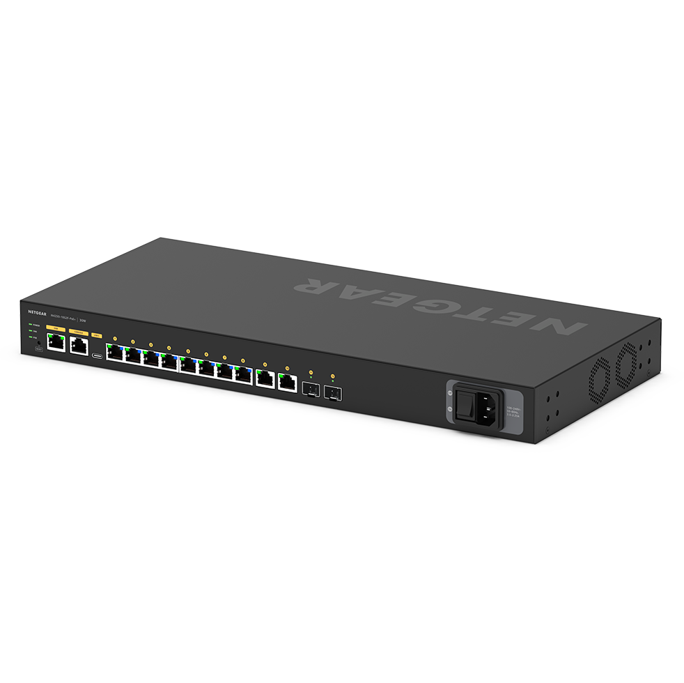NETGEAR M4250-10G2F-POE+ MANAGED SWITCH 