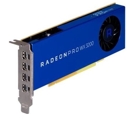 AMD Radeon ™ PRO WX 3200 - 4GB GDDR5, 4xmDP 