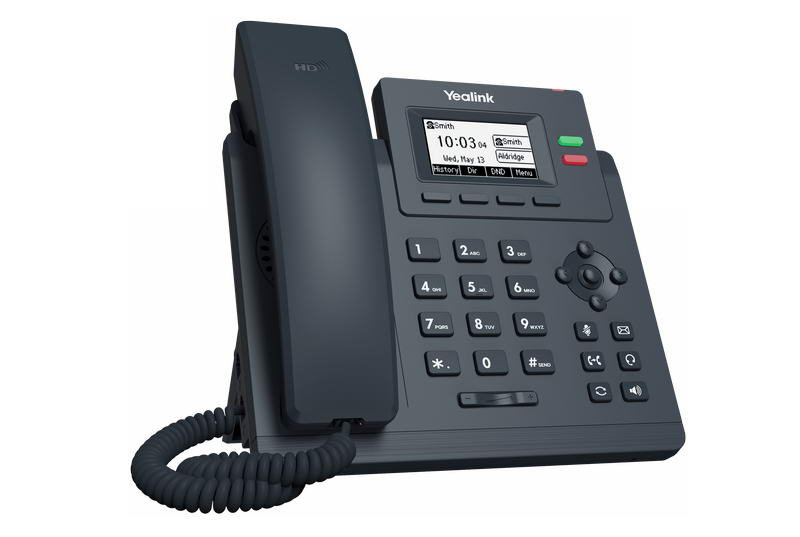 Yealink SIP-T31P SIP telefón, PoE, 2, 3" 132x64 podsv. LCD, 2 x SIP úč., 100M Eth 