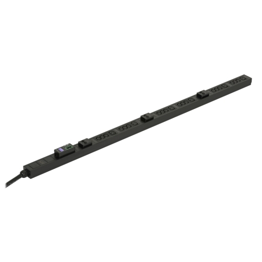 APC Easy PDU,  meraná,  Zero U,  22kW,  230V,  (18)C13 a (6)C19,  IEC 309 32A 3P+N+E (1.98m) (3PH) 