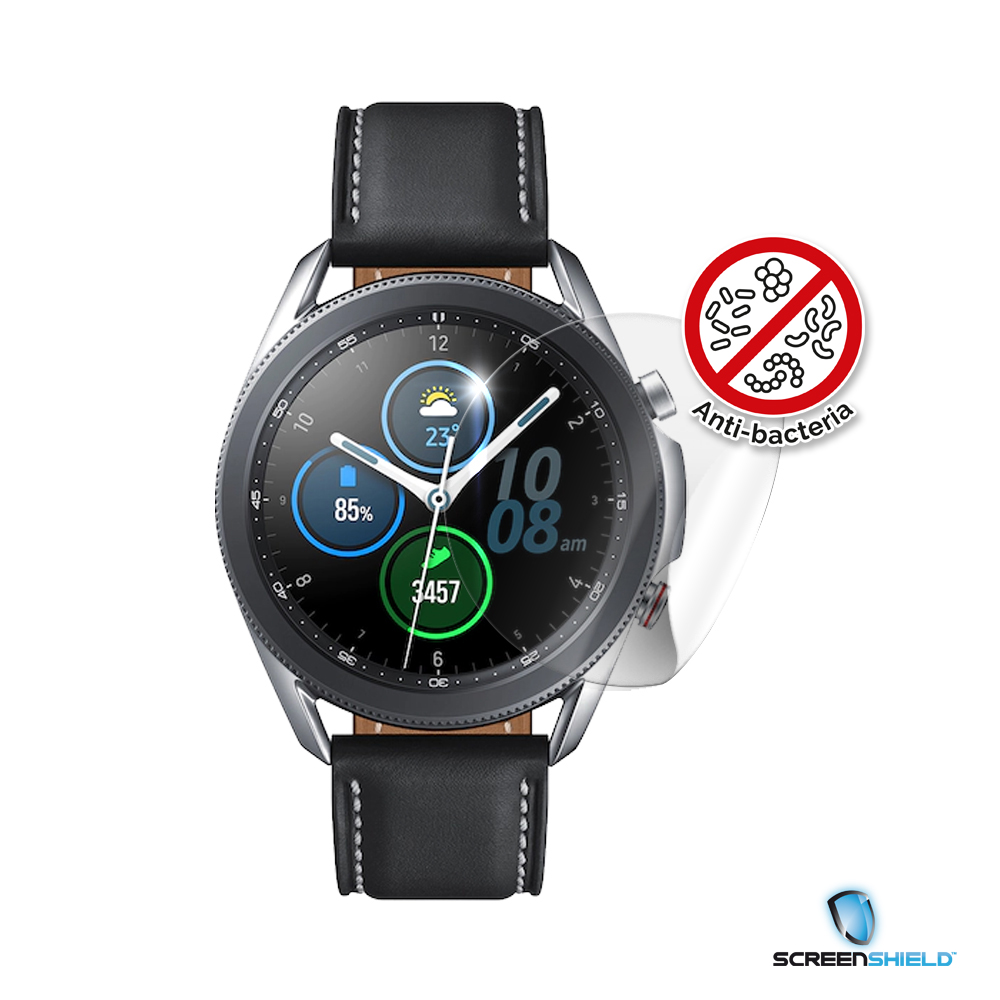 Screenshield Anti-Bacteria SAMSUNG R840 Galaxy Watch 3 (45 mm) fólia na displej