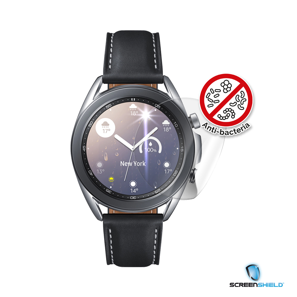 Screenshield Anti-Bacteria SAMSUNG R850 Galaxy Watch 3 (41 mm) fólia na displej