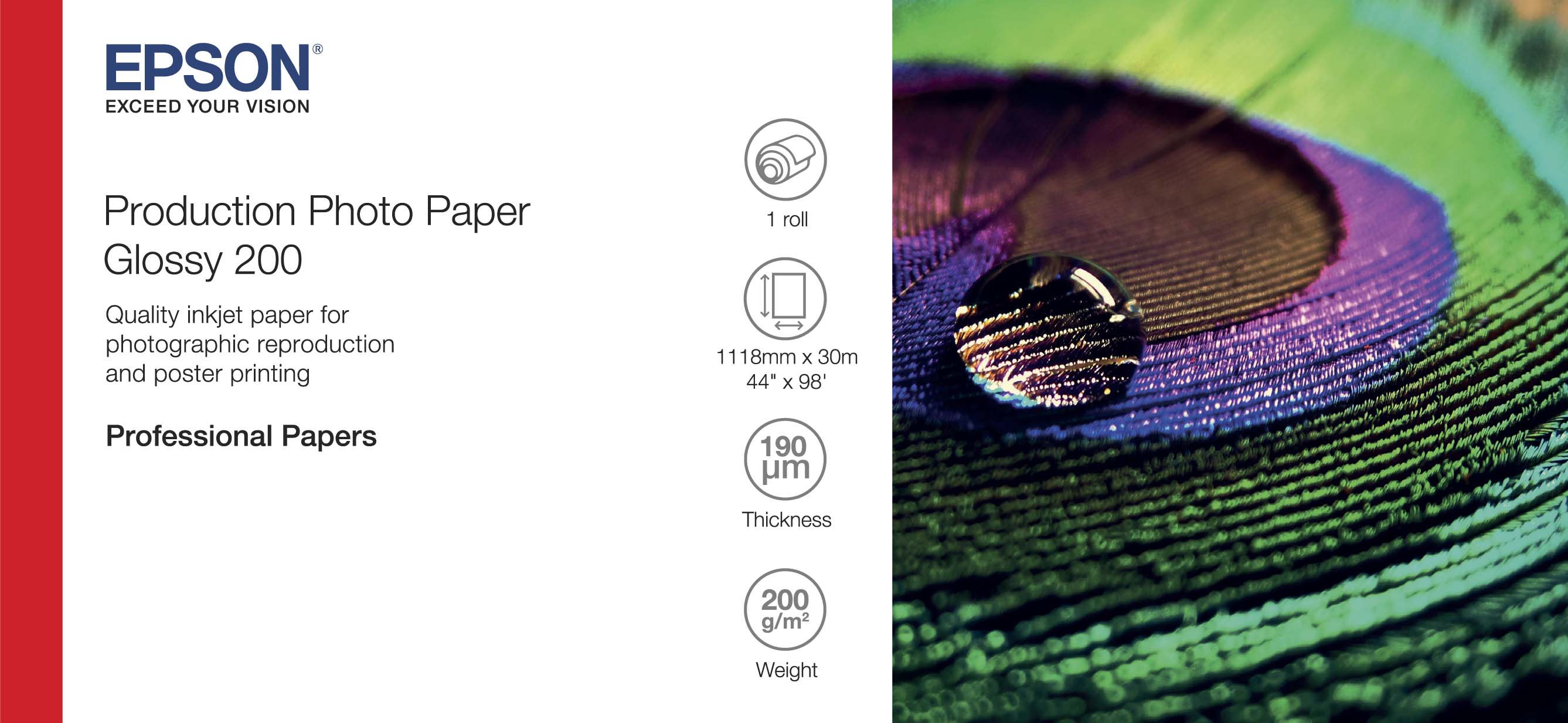 EPSON Production Photo Paper Glossy 200 44