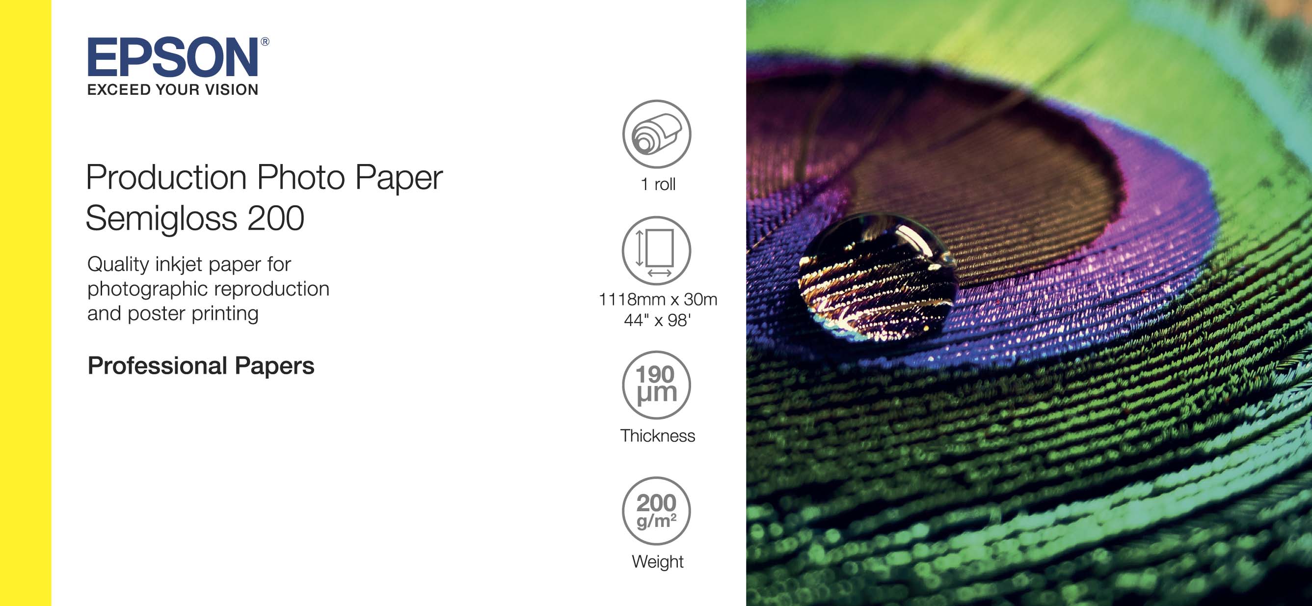 EPSON Production Photo Paper Semigloss 200 44