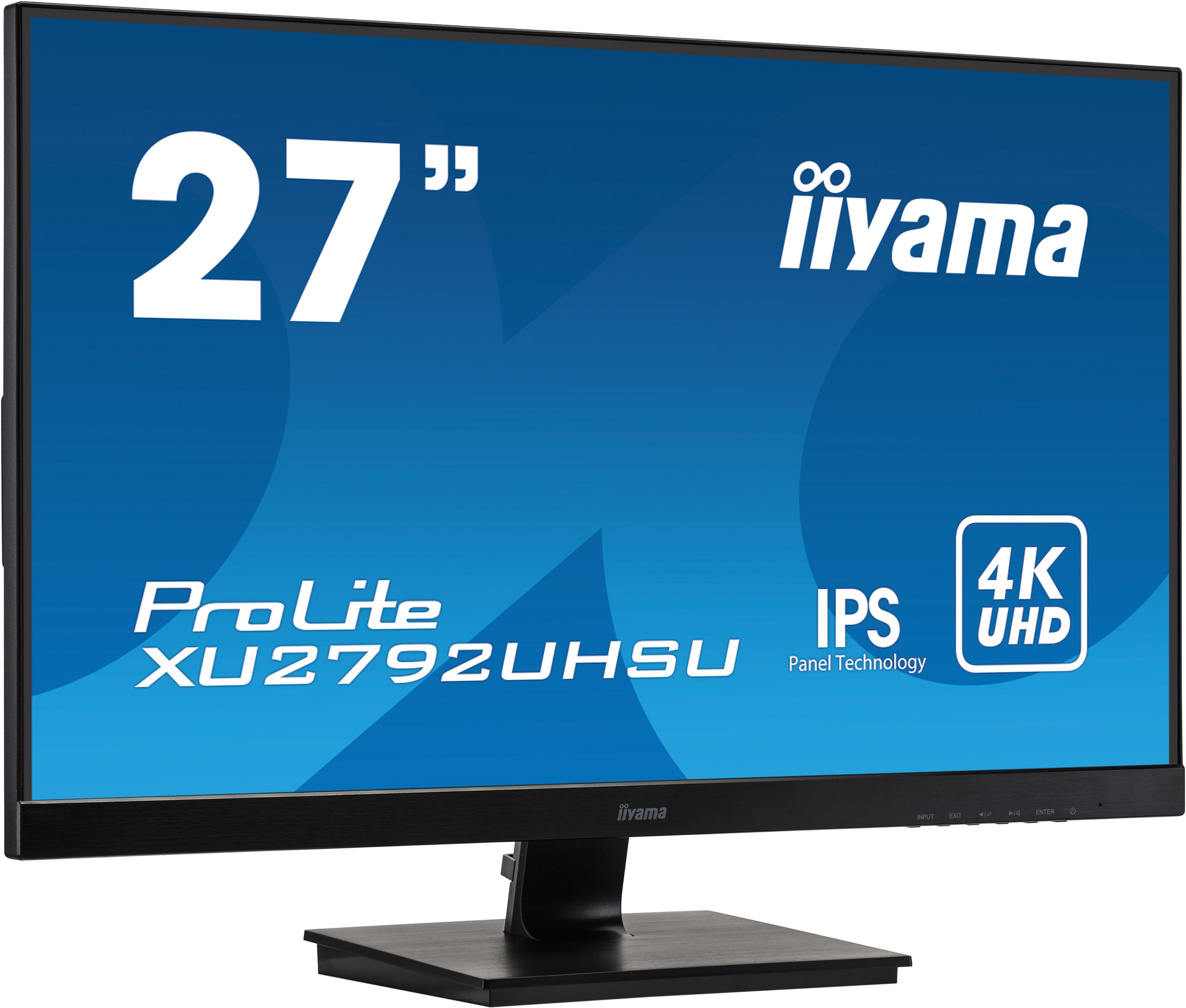 iiyama ProLite/ XU2792UHSU-B1/ 27"/ IPS/ 4K UHD/ 60Hz/ 4ms/ Black/ 3R 