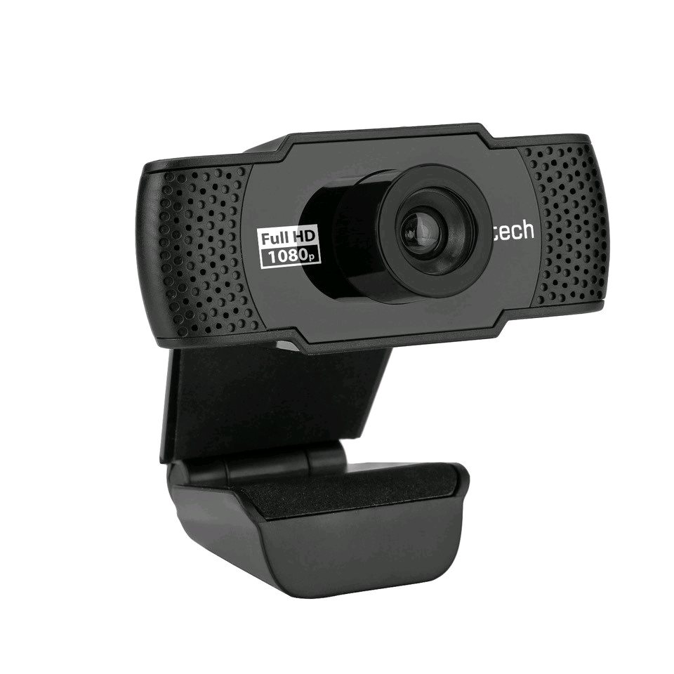Webkamera C-TECH CAM-11FHD, 1080P, mikrofon, černá 