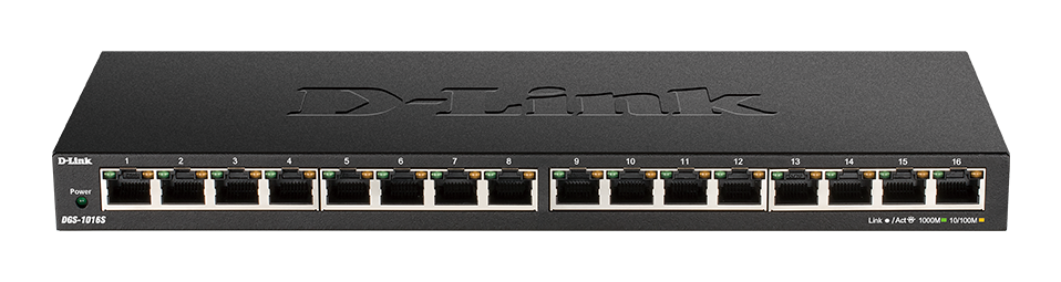D-Link DGS-1016S 16x10/ 100/ 1000 Unmanaged Switch
