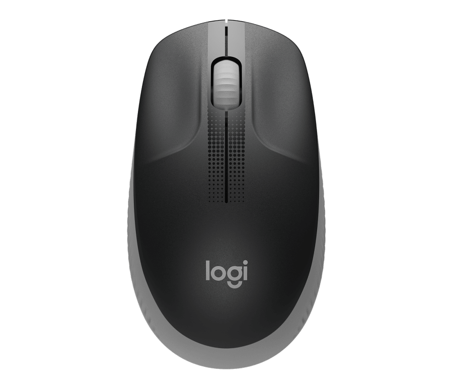 Logitech M190/ Kancelárska/ Optická/ 1 000 DPI/ Bezdrôtová USB/ Šedá