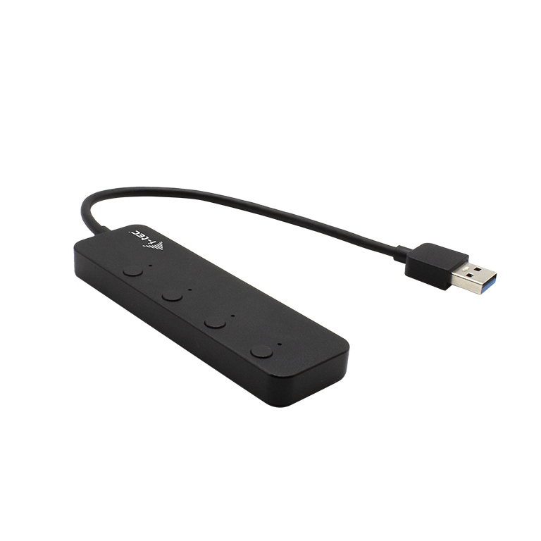 i-tec USB 3.0 Metal HUB 4 Port s vypínačmi na jednotlivých portoch 