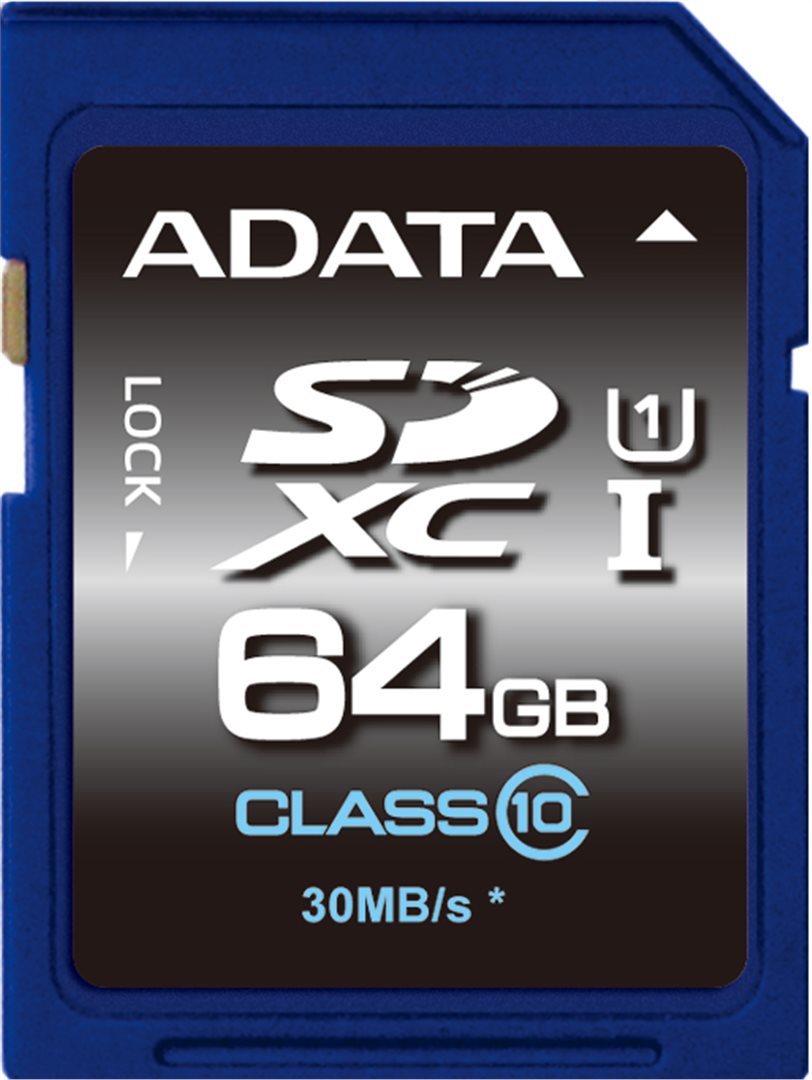 ADATA/ SDXC/ 64GB/ UHS-I U1 / Class 10