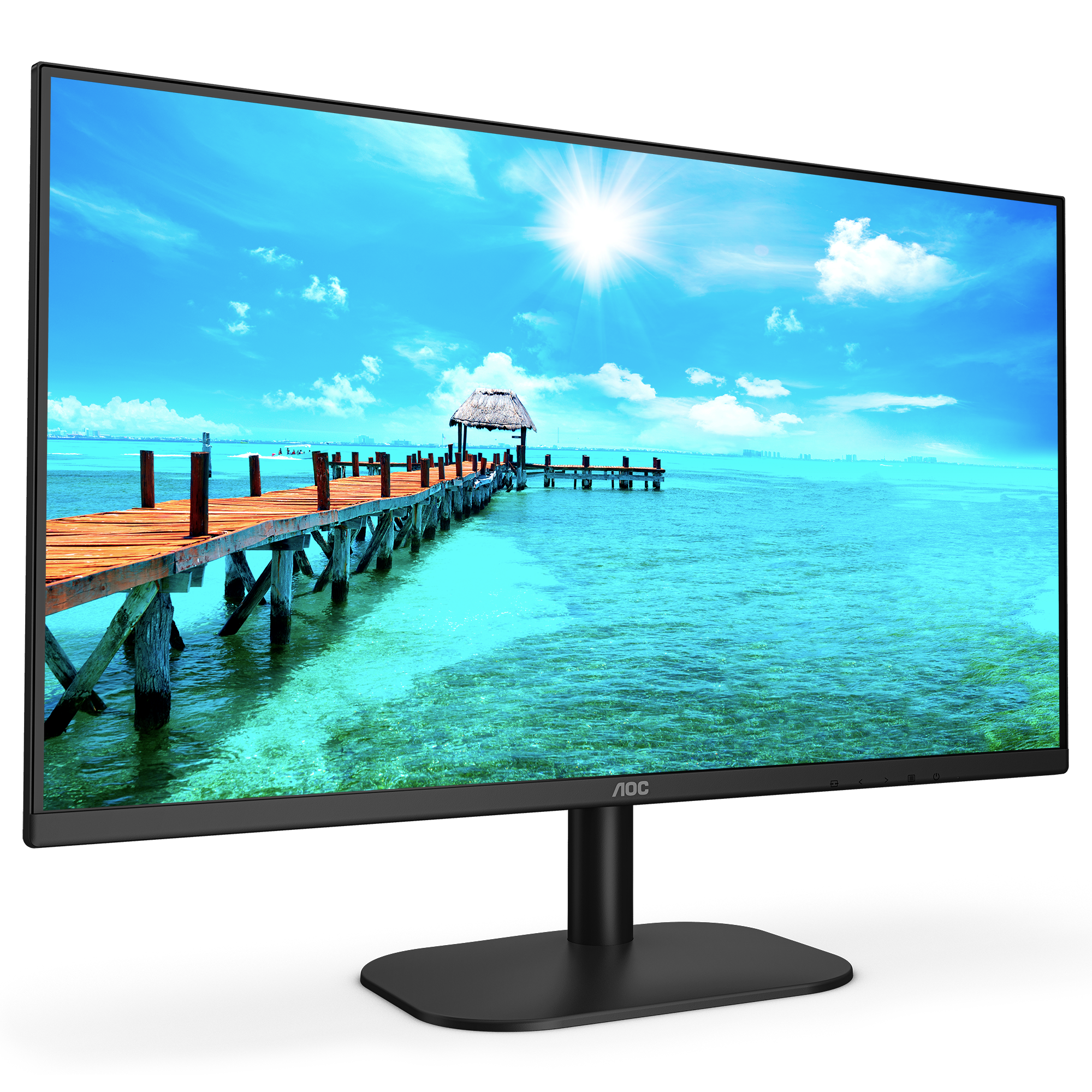 AOC/ 24B2XH/ 23, 8"/ IPS/ FHD/ 75Hz/ 7ms/ Black/ 3R 