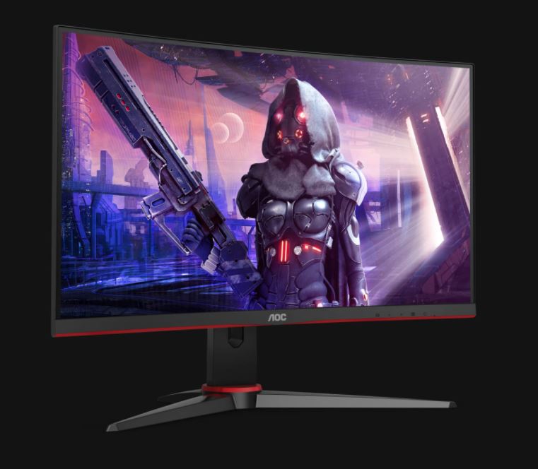 AOC/ C24G2AE/ 23, 6"/ VA/ FHD/ 165Hz/ 1ms/ Blck-Red/ 3R 