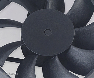 prídavný ventilátor Akasa 60x60x15 black 