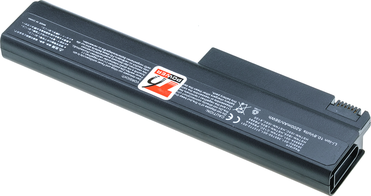 Batéria T6 Power HP nx6110, nx6120, nc6110, nc6120, 6510b, 6710b, 6910p, 5200mAh, 56Wh, 6cell 
