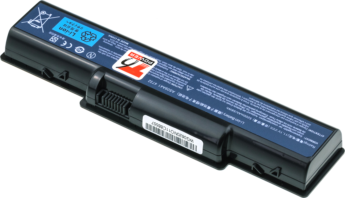 Batéria T6 Power Acer Aspire 4332, 4732, 5241, 5334, 5532, 5732, 7315, 7715, 5200mAh, 56Wh, 6cell 