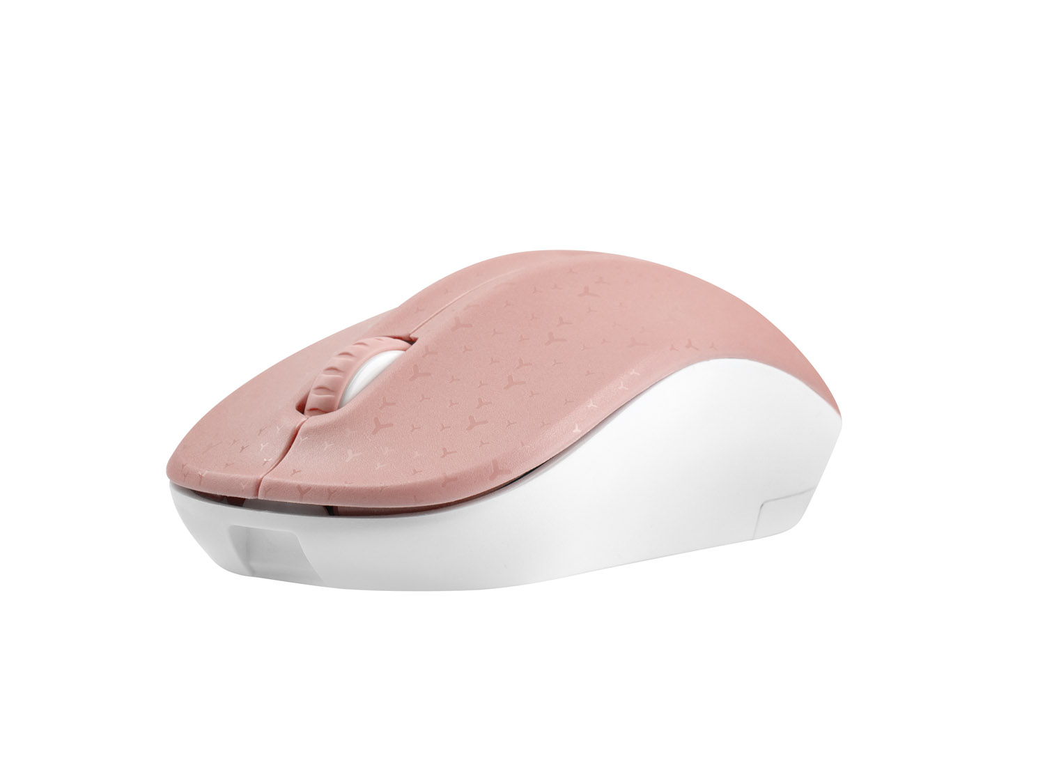 Natec optická myš TOUCAN/ 1600 DPI/ Cestovná/ Optická/ 1 600 DPI/ Bezdrôtová USB/ Biela-ružová 