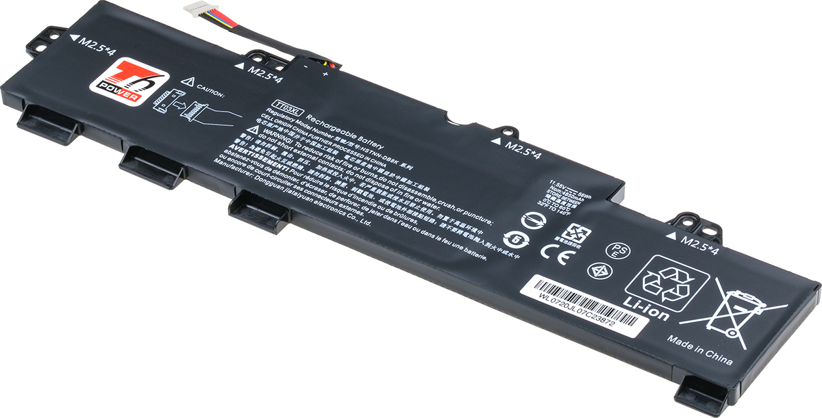 Batéria T6 Power HP EliteBook 755 G5, 850 G5, 850 G6, ZBook 15u G5, 4850mAh, 56Wh, 3cell, Li-pol