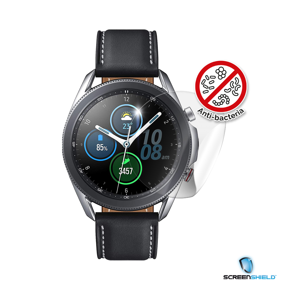 Screenshield Anti-Bacteria SAMSUNG R845 Galaxy Watch 3 (45 mm) fólia na displej