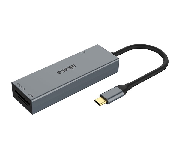 AKASA USB 3.2 Type-C čtečka karet 