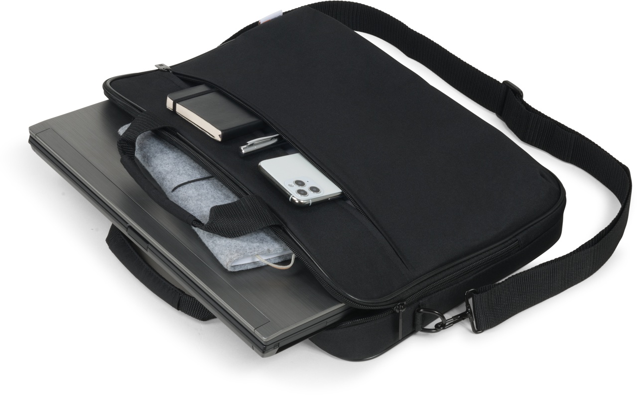 DICOTA BASE XX Laptop Bag Toploader 13-14.1" Black 