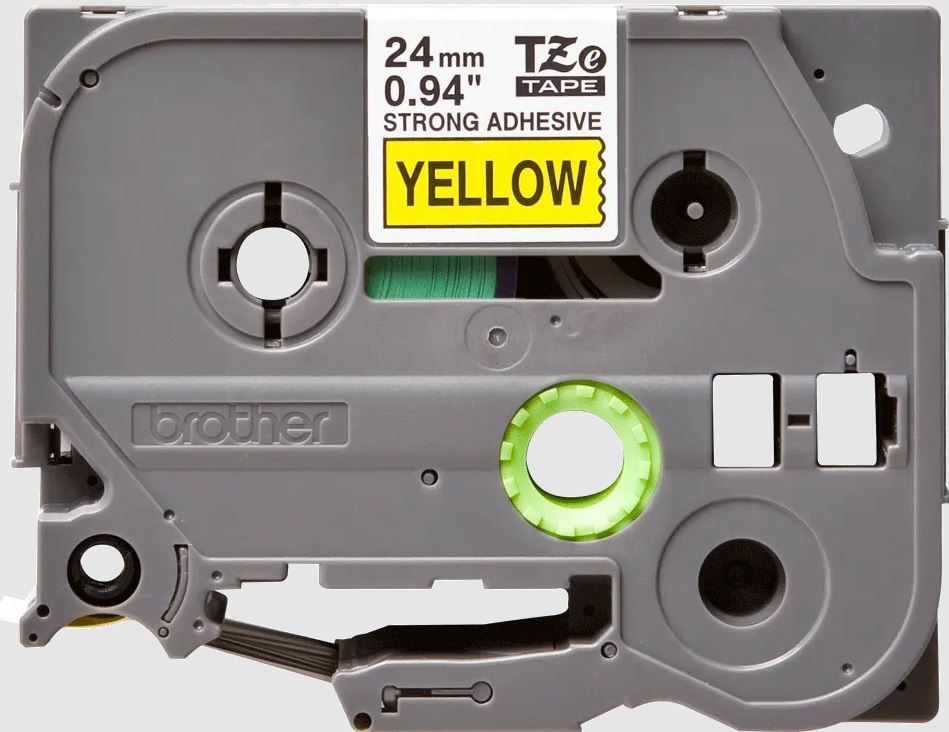 TZE-S651, žlutá/ černá, 24mm 