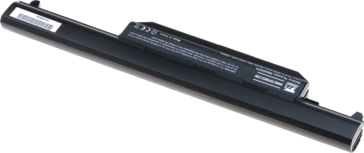 Batéria T6 Power pre Asus A45, A55, K45, K55, R500, R503, R704, X45, X55, X75, 5200mAh, 56Wh, 6cell 